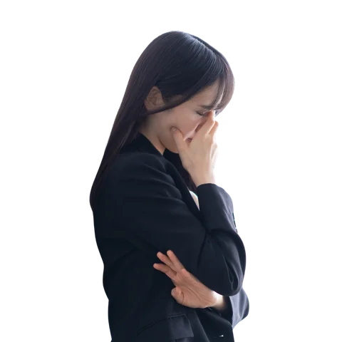 転職に悩む20代女性