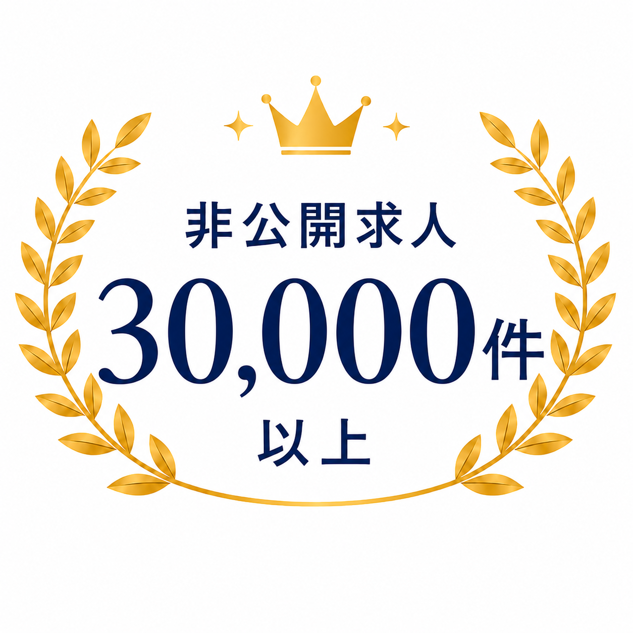 非公開求人 30,000件以上